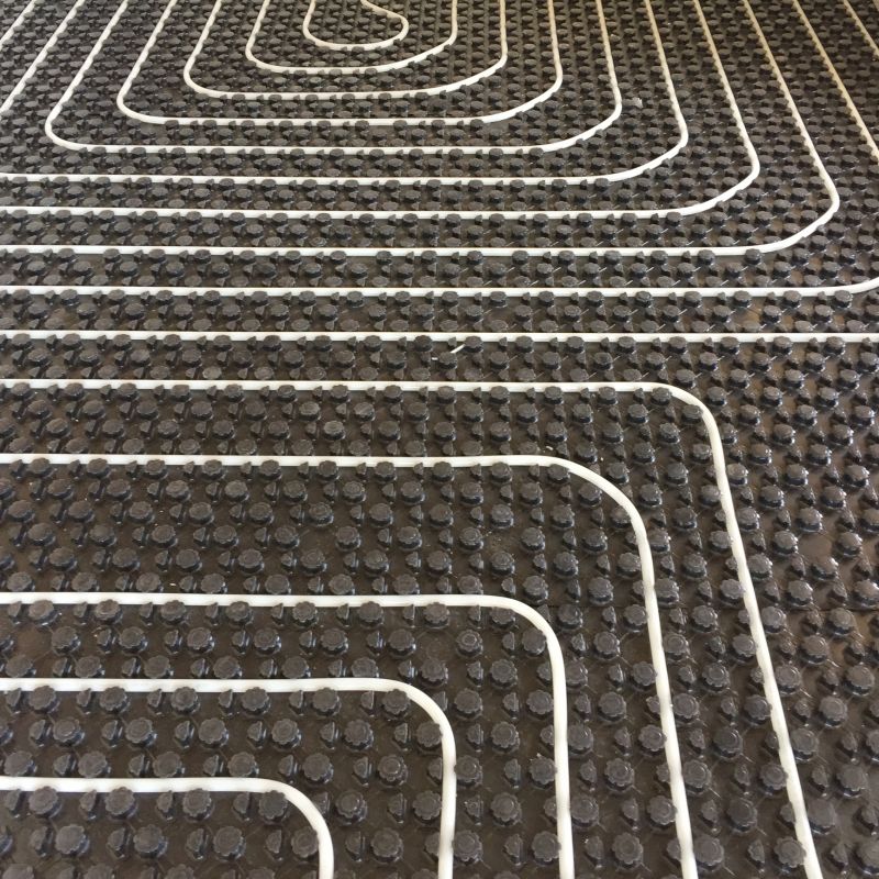 Products For Radiant Heating Installations in use